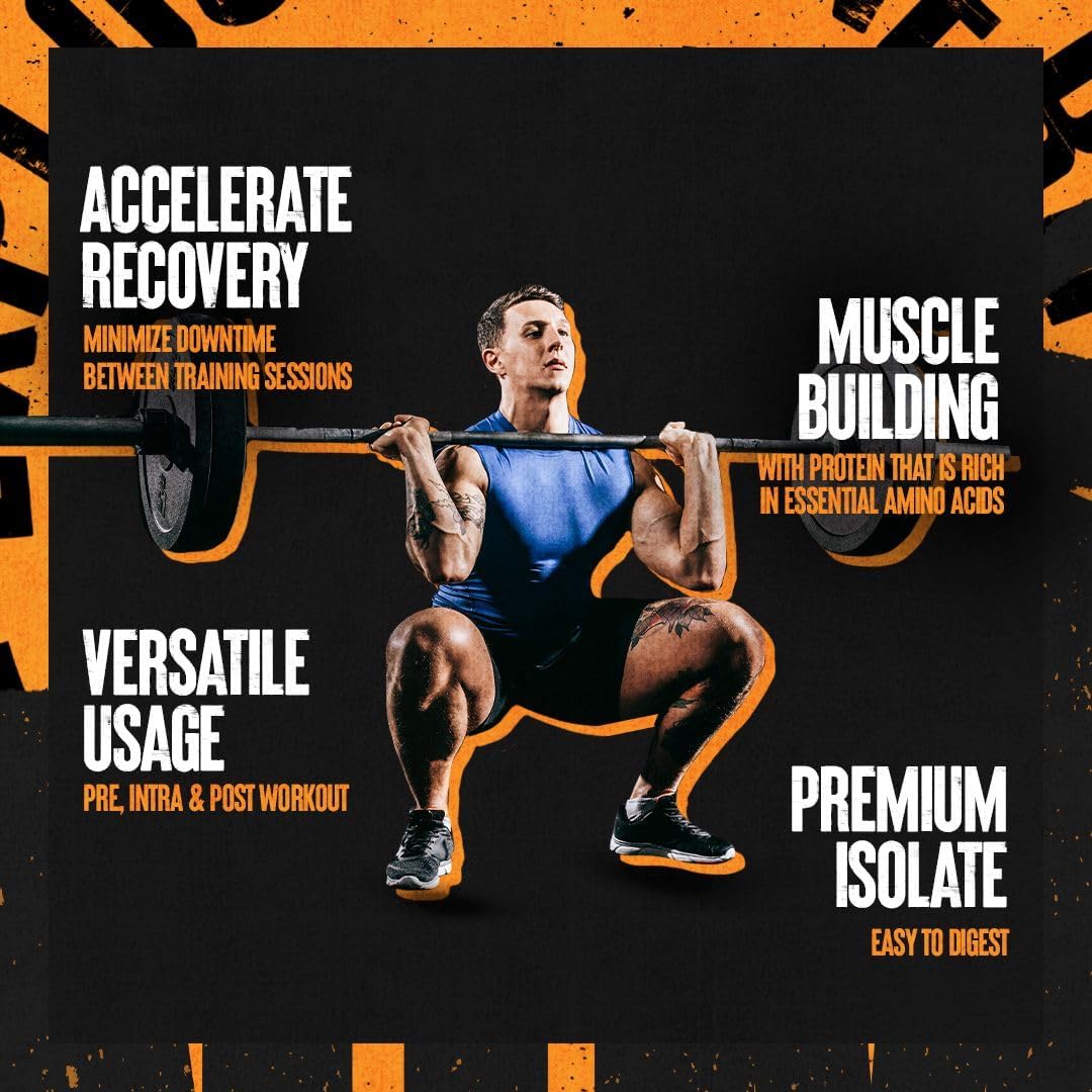 Sampler Pack of Animal Clear Whey Protein Isolate with Shaker Bottle - 20g Protein per Serving, Watermelon Limeade, Blueberry Acai, Pineapple Orange Flavors - 3 Single-Serving Packets - Espot.com.au