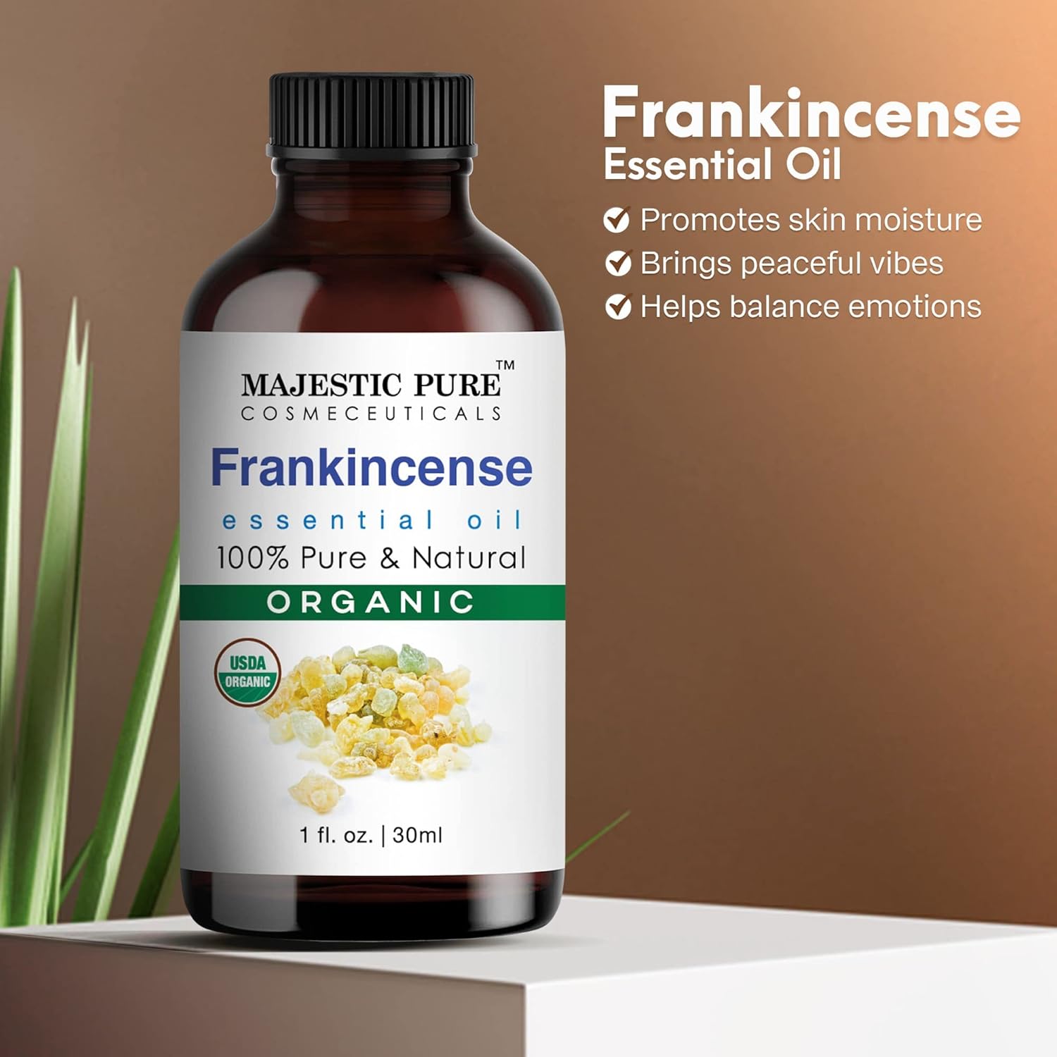 Organic Frankincense Essential Oil 1 fl oz - Premium Quality for Skincare, Diffuser, Hair & Aromatherapy - USDA Certified - Espot.com.au