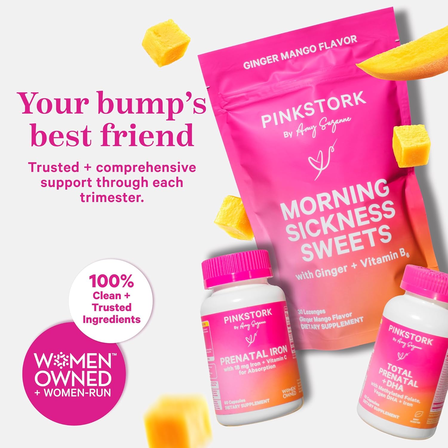 organic-mango-ginger-morning-sickness-sweets-with-vitamin-b6---prenatal-relief-for-morning-sickness-motion-sickness-and-heartburn---30-wrapped-drops-5