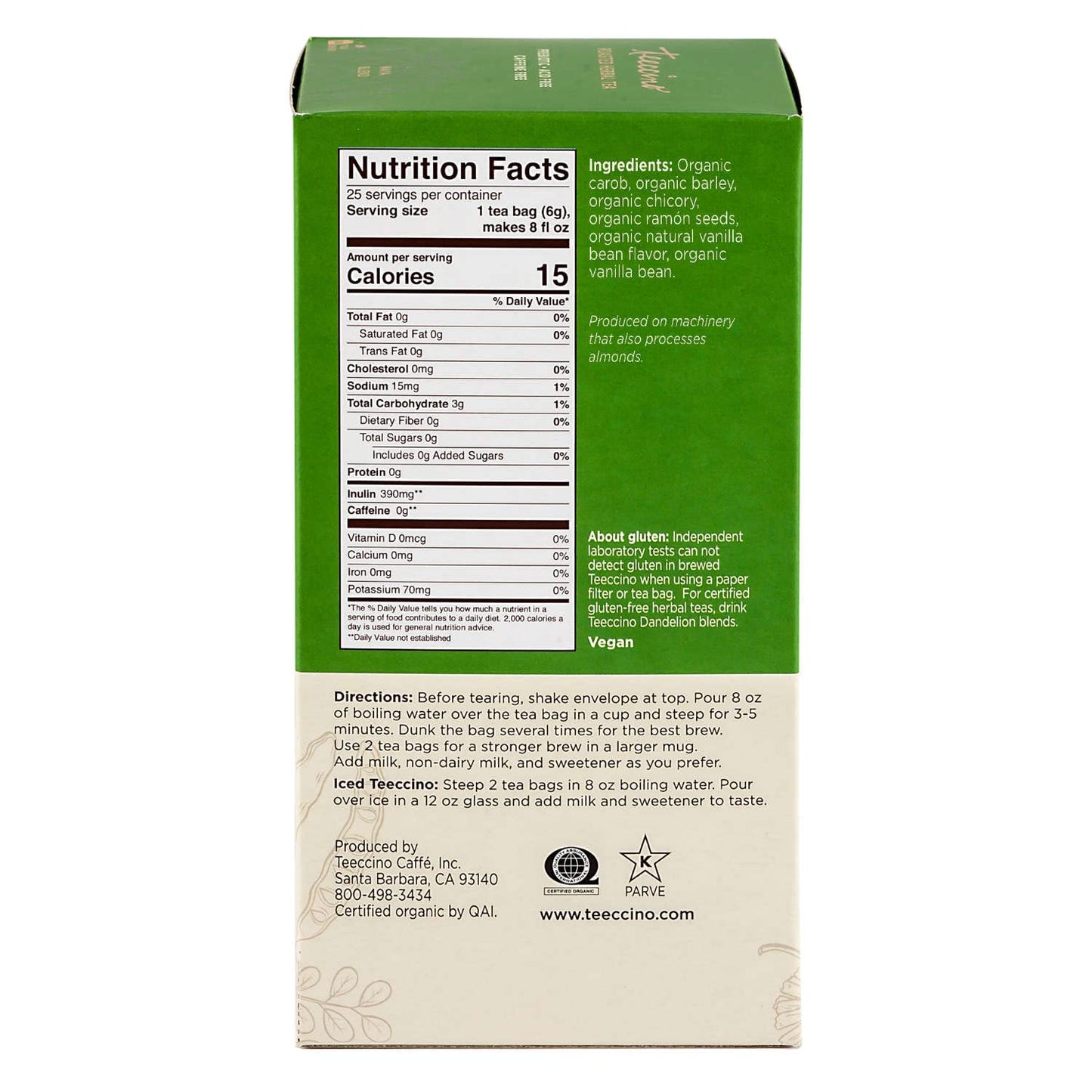 teeccino-french-vanilla-herbal-tea---caffeine-free-prebiotic-with-natural-energy-boost---coffee-alternative---25-count-2