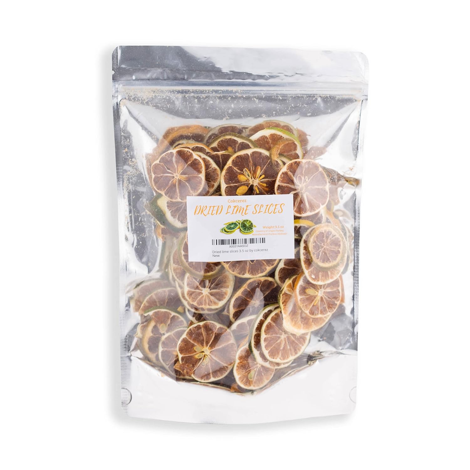 cokcerez Dehydrated Lime Slices - 3.5 oz (100g) Dried Lime Slices - Espot.com.au
