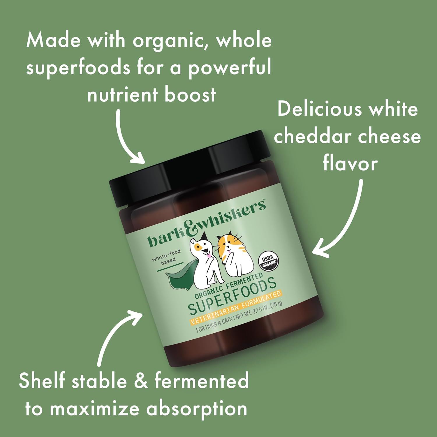 organic-fermented-food-for-cats-dogs-by-dr-mercola---275-oz-78g-non-gmo-gluten-free-soy-free---usda-certified-organic-5