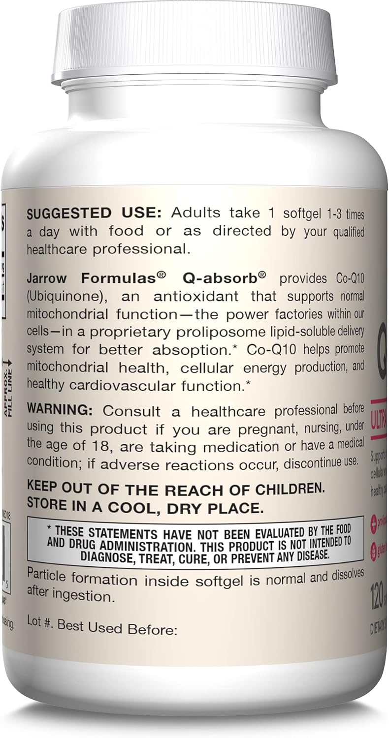jarrow-formulas-q-absorb-co-q10-100mg-softgels---antioxidant-support-for-cellular-energy-heart-health---120-day-supply-9
