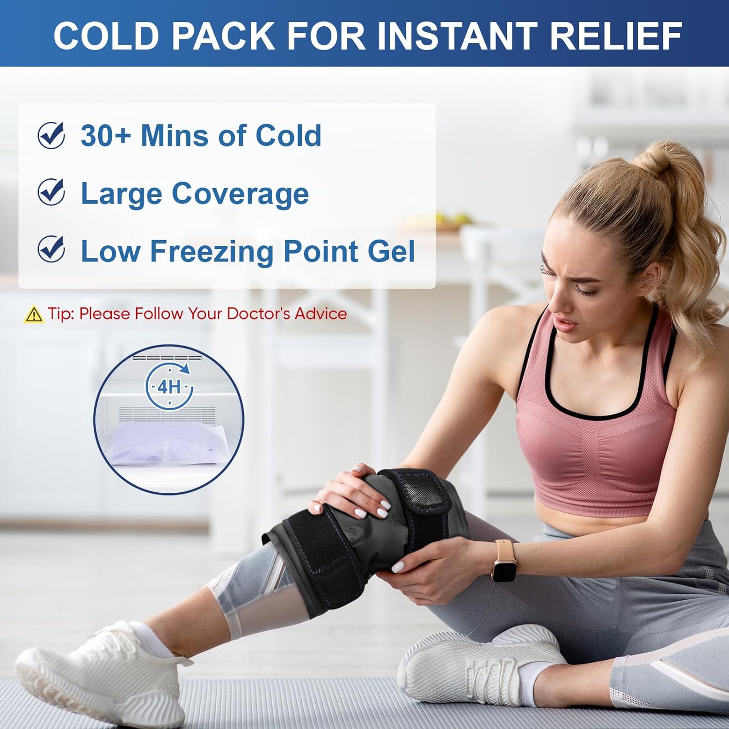 apexup-xxl-reusable-ice-pack-wrap-for-knee-pain-relief---flexible-gel-cold-pack-for-injuries---pain-relief-for-knee-back-shoulder-elbow-ankle-and-leg---black-1-pack-5
