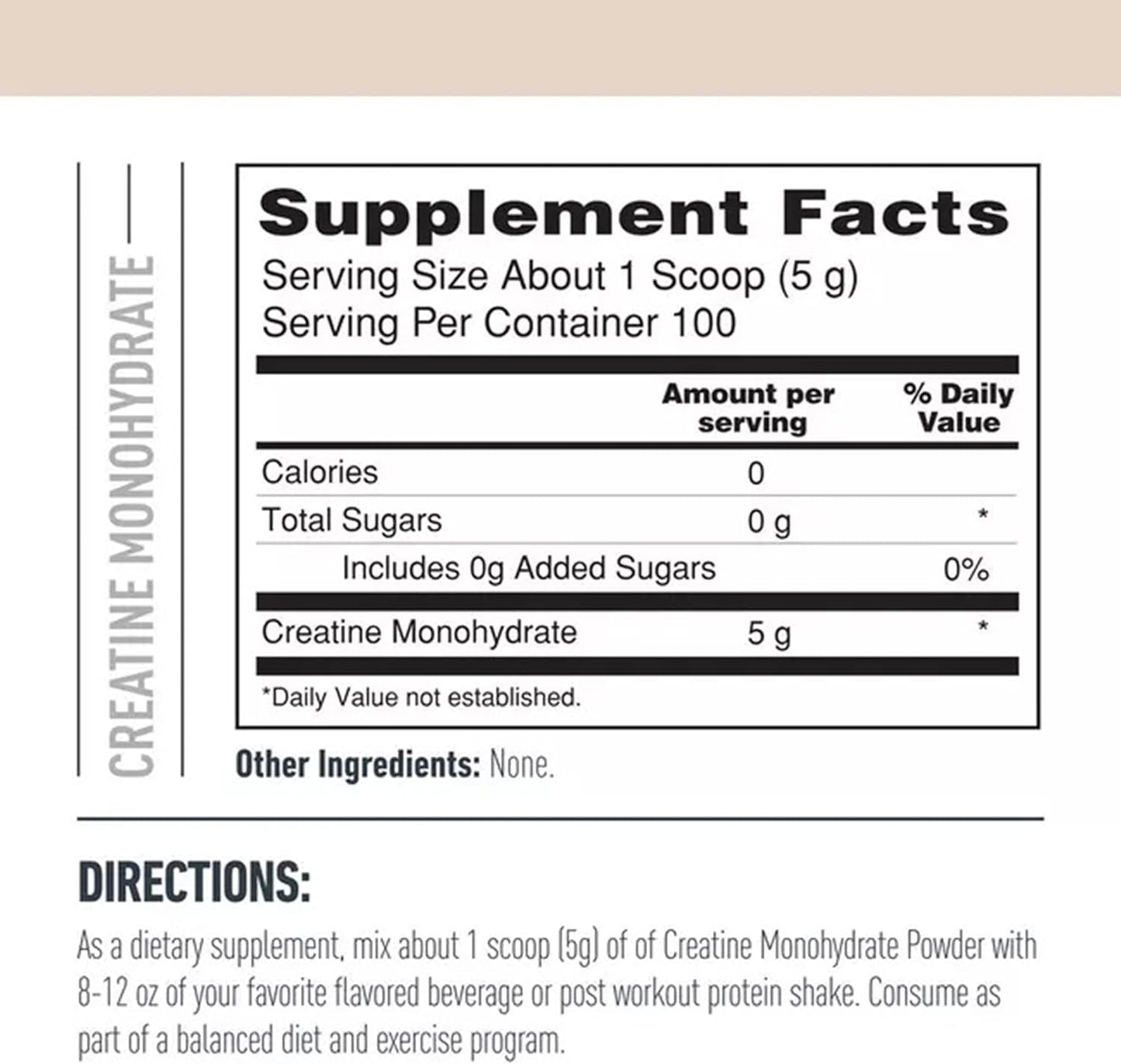 Isopure Unflavored Whey Protein Isolate and Creatine Monohydrate Bundle - 47 Servings of Protein, 100 Servings of Creatine - Espot.com.au