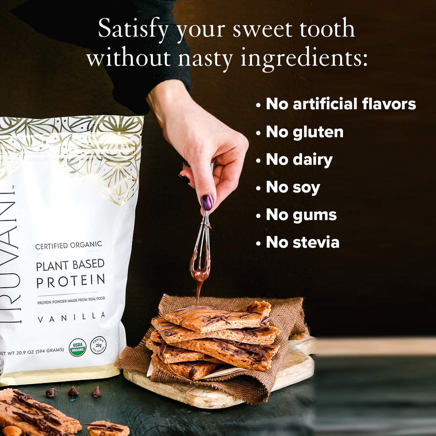 organic-plant-based-protein-powder---vegan-non-gmo-dairy-soy-and-gluten-free---2-packs-chocolate-vanilla---20-servings-each-2