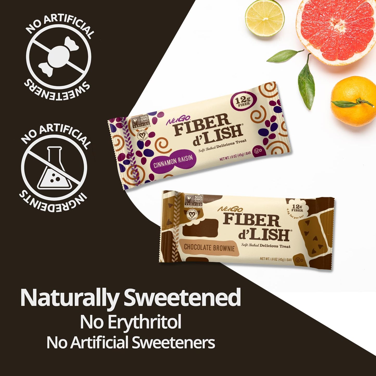 nugo-fiber-dlish-cinnamon-raisin-bars---vegan-snack-with-12g-fiber-150-calories-16oz---pack-of-16-3