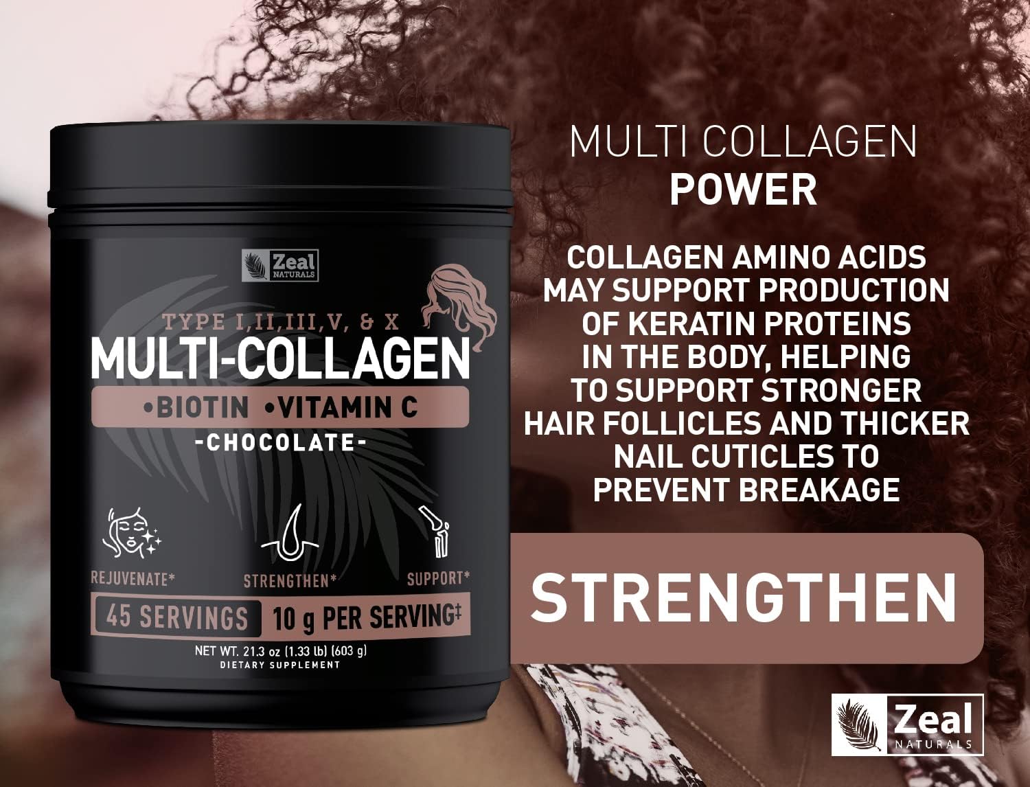zeal-naturals-collagen-peptides-protein-powder-with-vitamin-c-biotin-and-hyaluronic-acid---chocolate-flavor-for-hair-skin-and-nails---marine-bovine-chicken-and-eggshell---45-servings-6