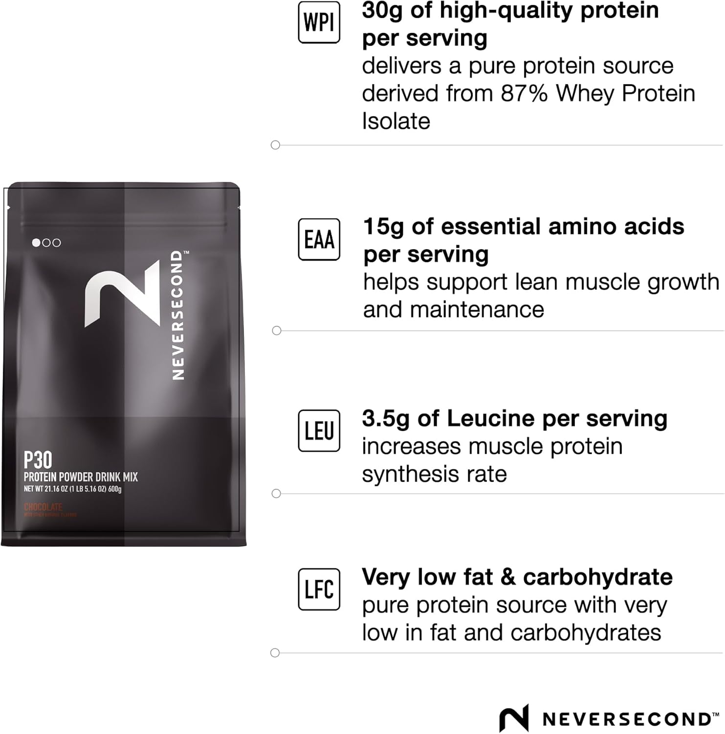 neversecond-p30-high-performance-recovery-drink-mix-with-protein-amino-acids---marathon-support-600g-2