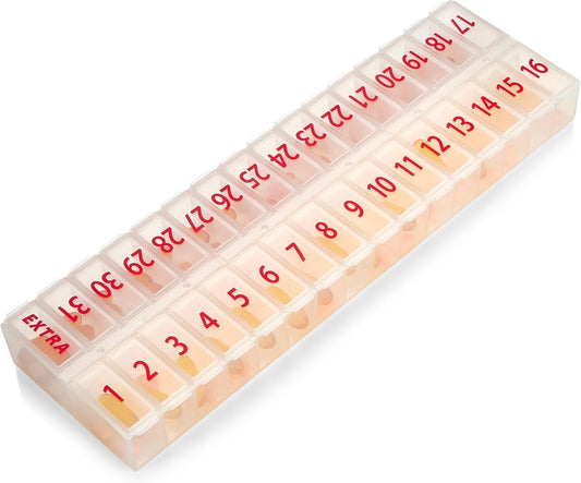 monthly-large-pill-organizer-with-32-compartments---30-day-pill-box-for-once-a-day-medication-bpa-free-plastic-with-removable-lid-for-easy-loading---ideal-for-vitamins-pills-1