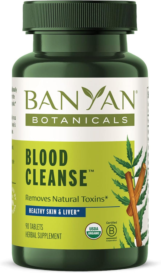organic-blood-cleanse-tablets-with-manjistha-neem-for-clear-skin---natural-detox-healthy-skin-supplement---90-vegan-tablets---non-gmo-sustainably-sourced-1