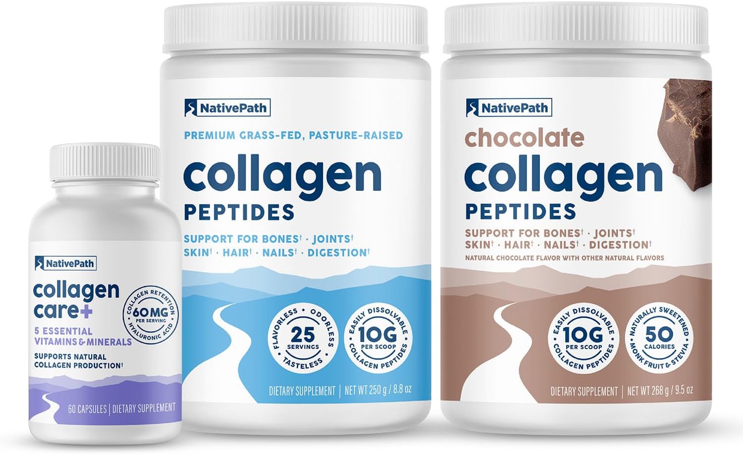 bundle-of-nativepath-collagen-support-trio-collagen-powder-25-servings-collagen-care-and-chocolate-collagen-supplement-1