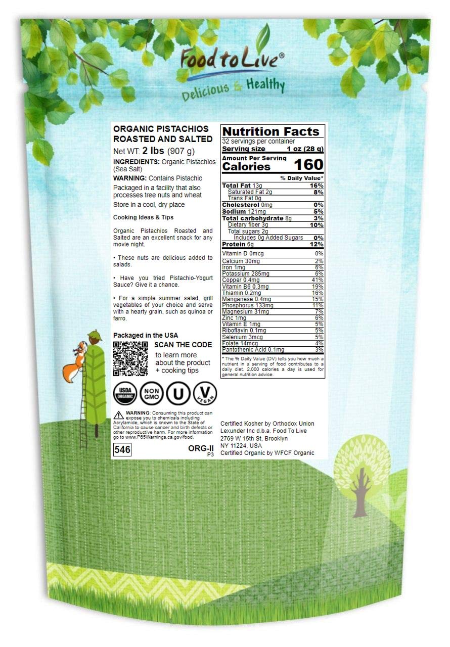 organic-dry-roasted-pistachios-in-shell---2lb-bag-sea-salt-non-gmo-kosher-vegan---bulk-purchase-2