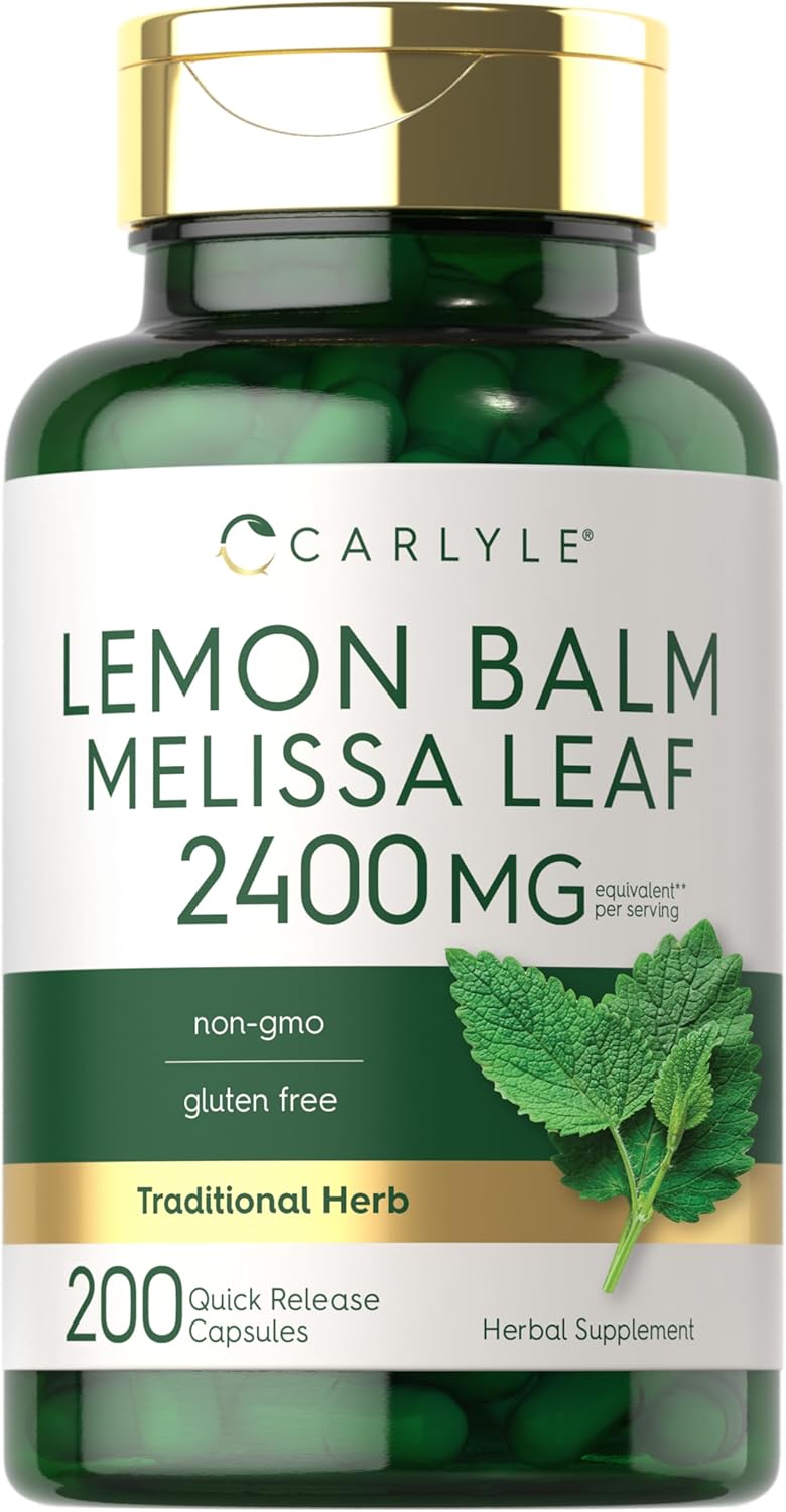 200-count-carlyle-lemon-balm-capsules---non-gmo-gluten-free-melissa-leaf-herbal-supplement-1