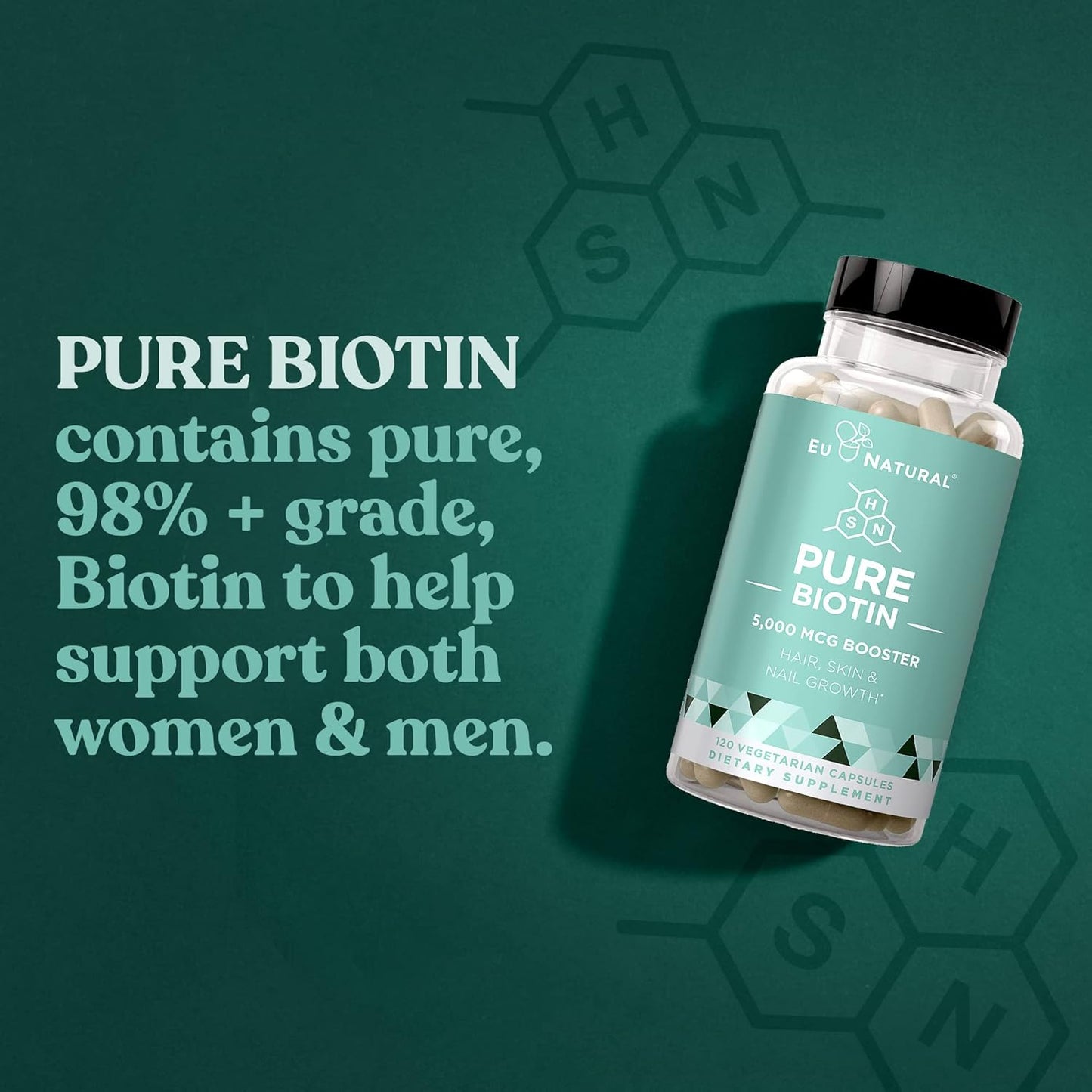 high-potency-biotin-5000-mcg-supplement-for-hair-skin-nails---support-healthy-hair-growth-strong-nails-glowing-skin---120-vegan-capsules-2