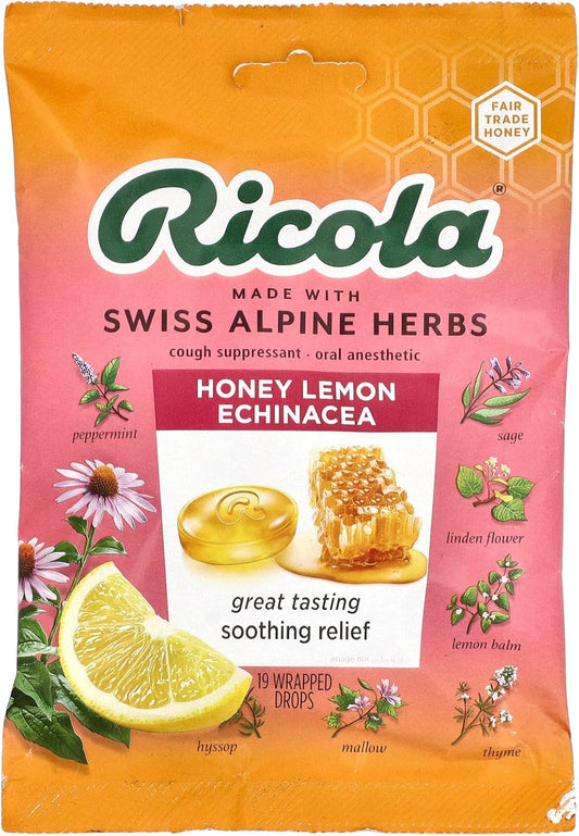 ricola-honey-lemon-echinacea-cough-suppressant-throat-drops---19-count-pack---soothes-sore-throat-suppresses-coughs---natural-relief-1