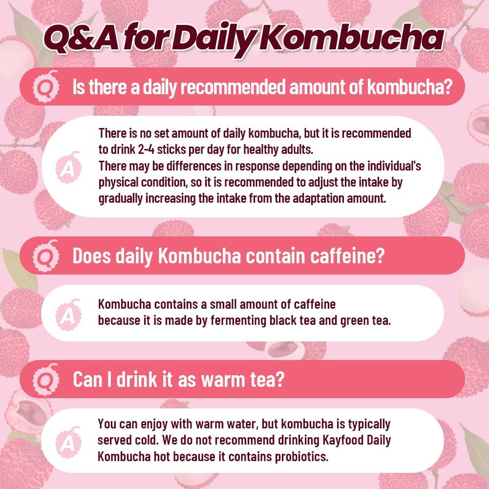 lychee-garden-kombucha-sticks---20-daily-packets-with-gift-bottle-zero-sugar-gut-healthy-sparkling-beverage-for-iced-and-hot-tea-fermented-korean-drink-for-workouts---352oz-100g-11