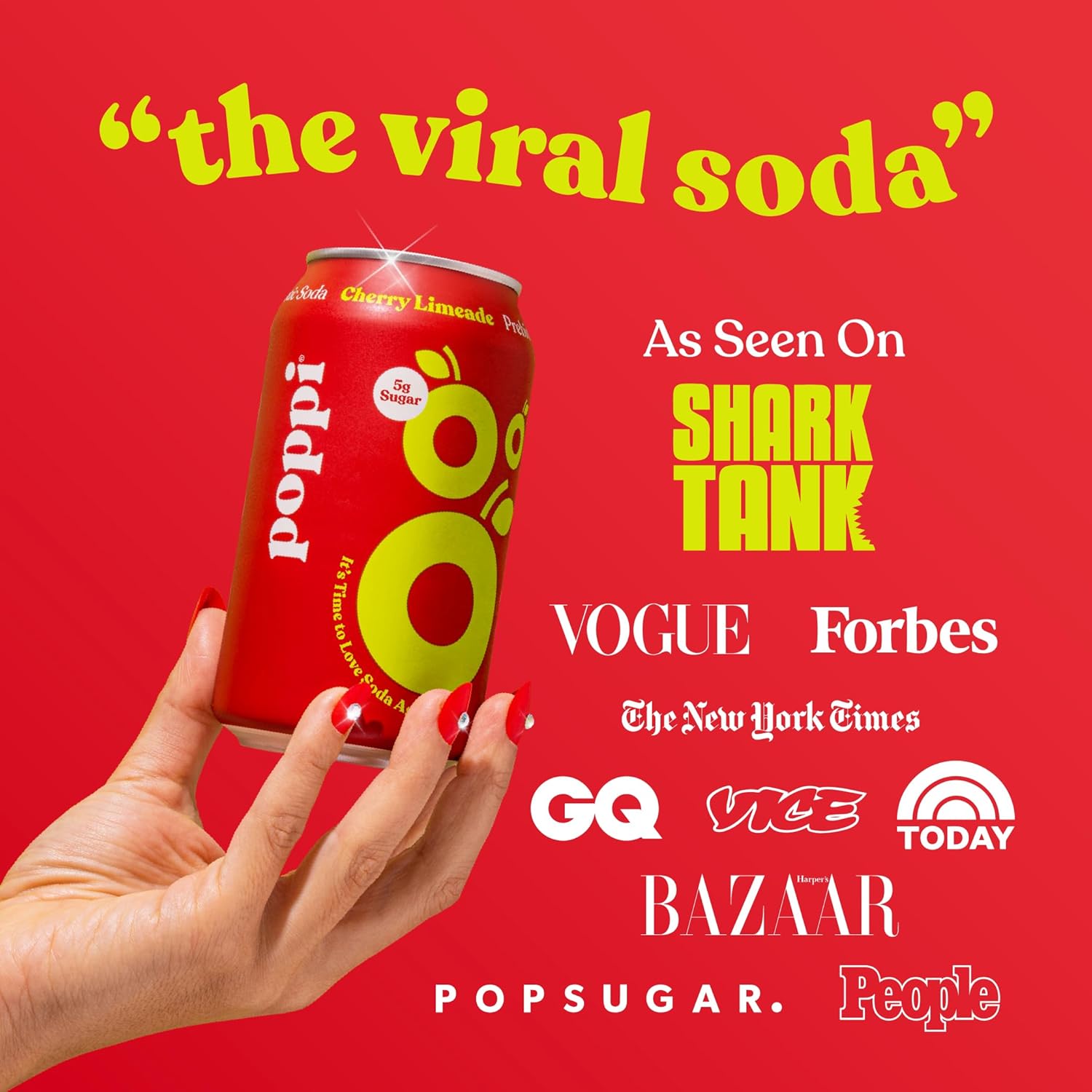 bulk-72-pack-poppi-sparkling-prebiotic-soda-variety-pack---strawberry-lemon-orange-cherry-limeade---apple-cider-vinegar-low-calorie-low-sugar---12oz-cans-9