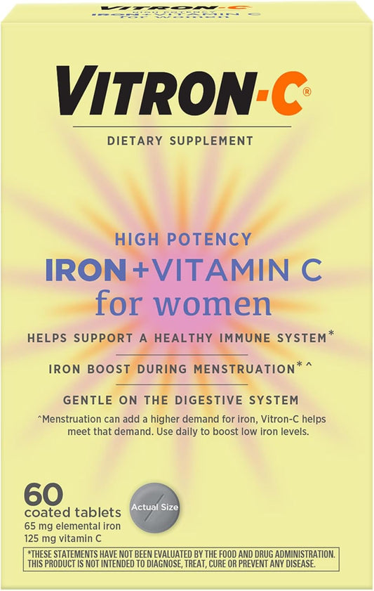 vitron-c-iron-supplement-with-125mg-vitamin-c-for-immune-support---60-count-pack-1