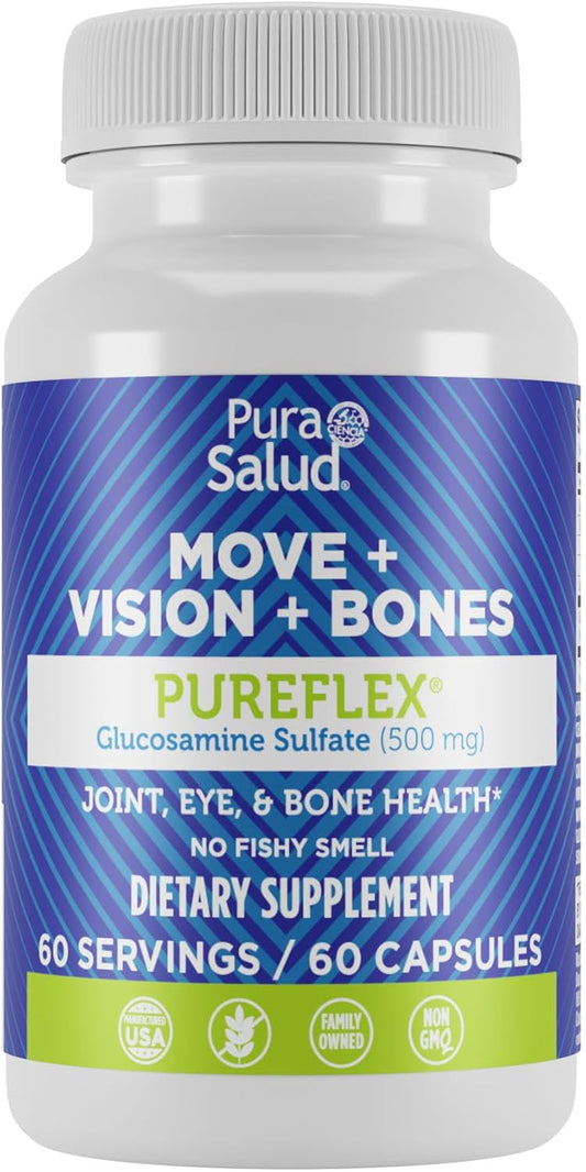 pureflex-glucosamine-sulfate-500mg---60-count---supports-joint-health---basic-brands-pura-salud-1