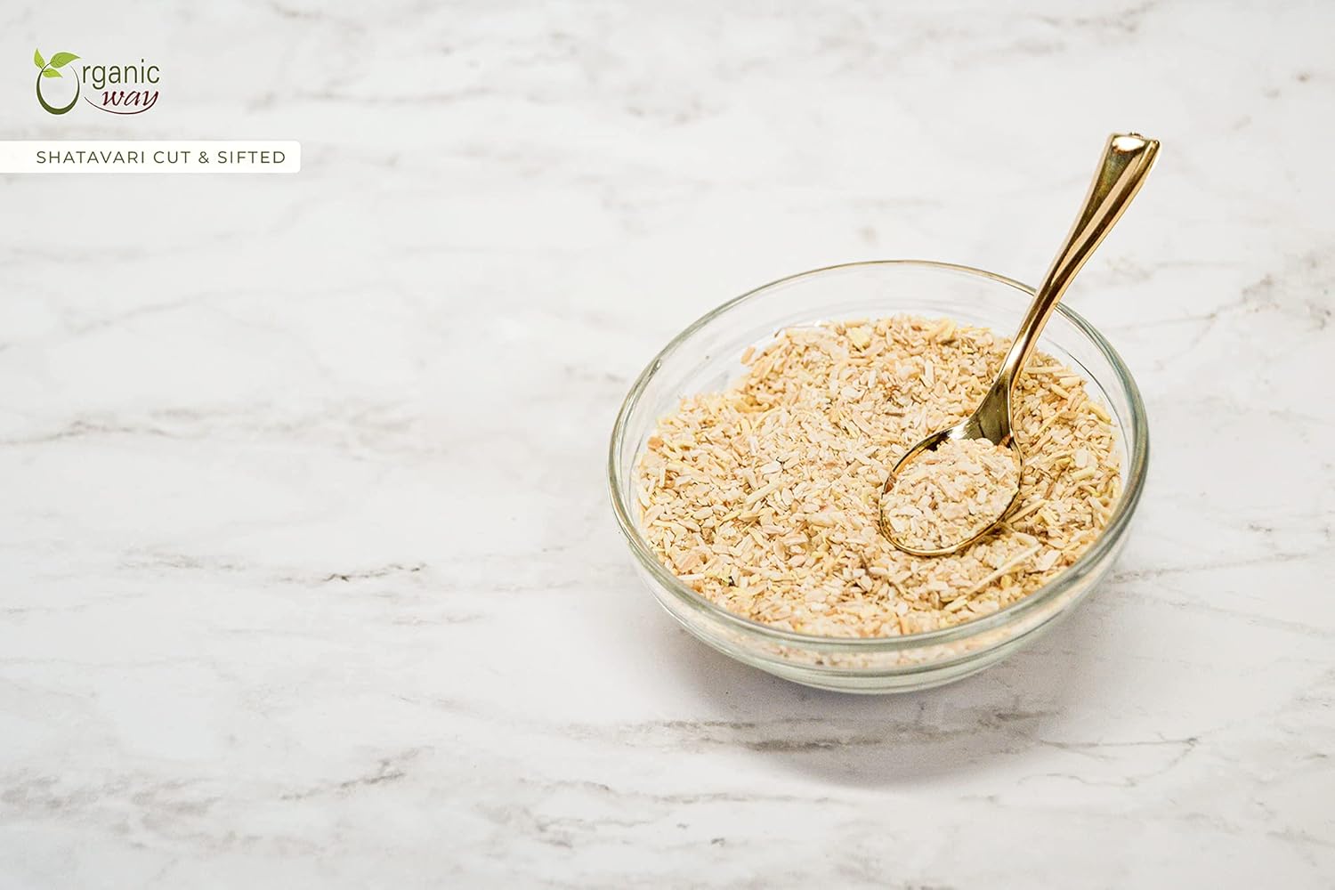 Organic Shatavari Cut & Sifted - Raw & Vegan | Non GMO & Gluten Free | USDA Certified | India-Origin | 1/2LBS - Espot.com.au