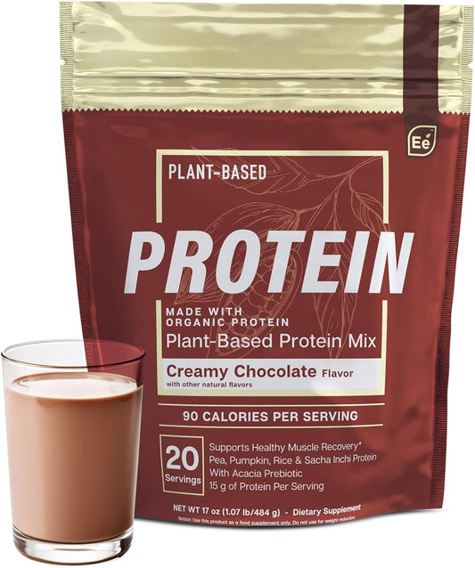 creamy-chocolate-pea-protein-powder---plant-based-vegan-blend-keto-friendly-gluten-free-20-servings-17-oz-1