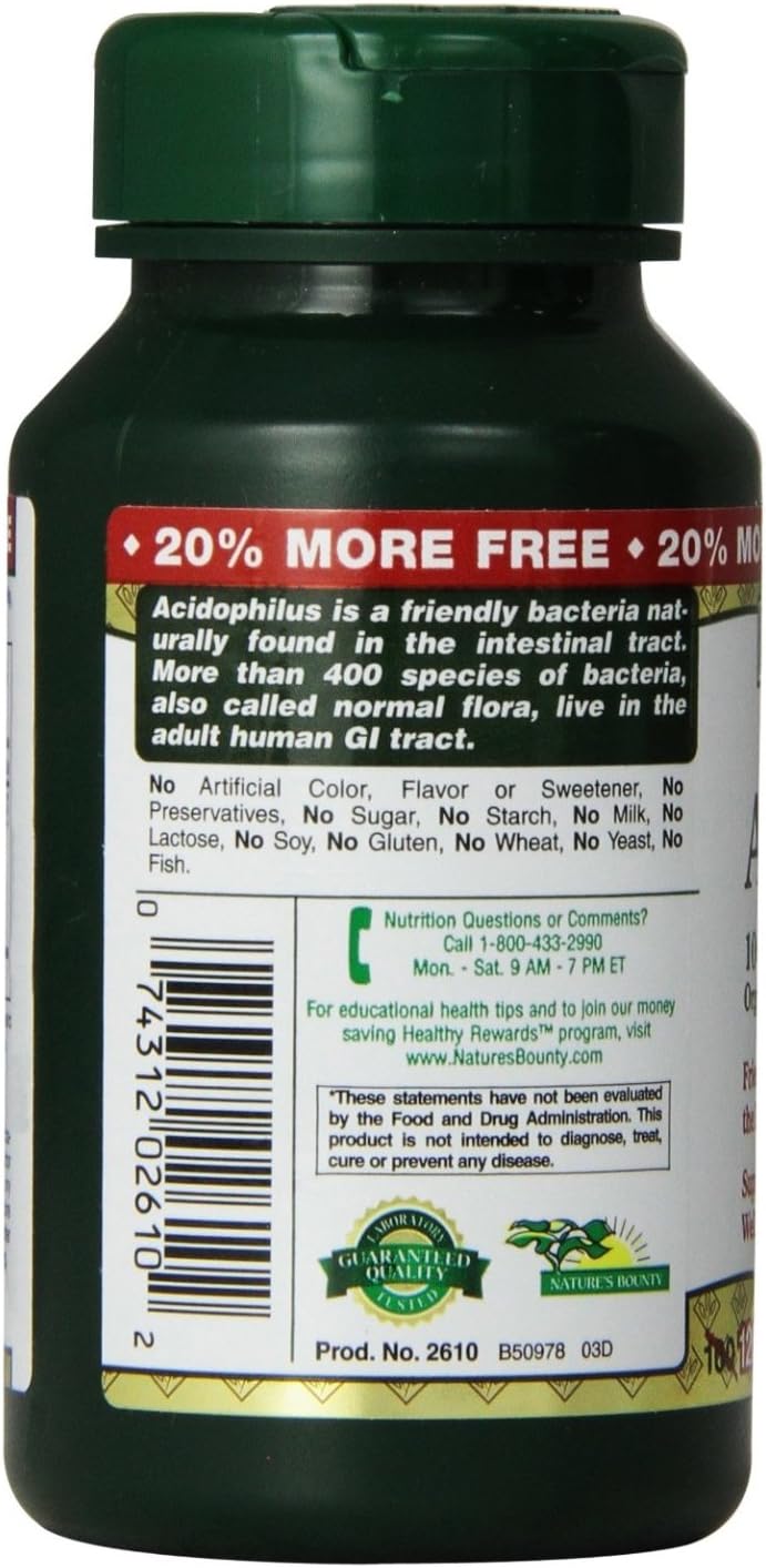 pack-of-5-natures-bounty-probiotic-acidophilus-tablets---120-tablets-per-bottle-digestive-health-supplement-for-gut-health-and-immune-support-2