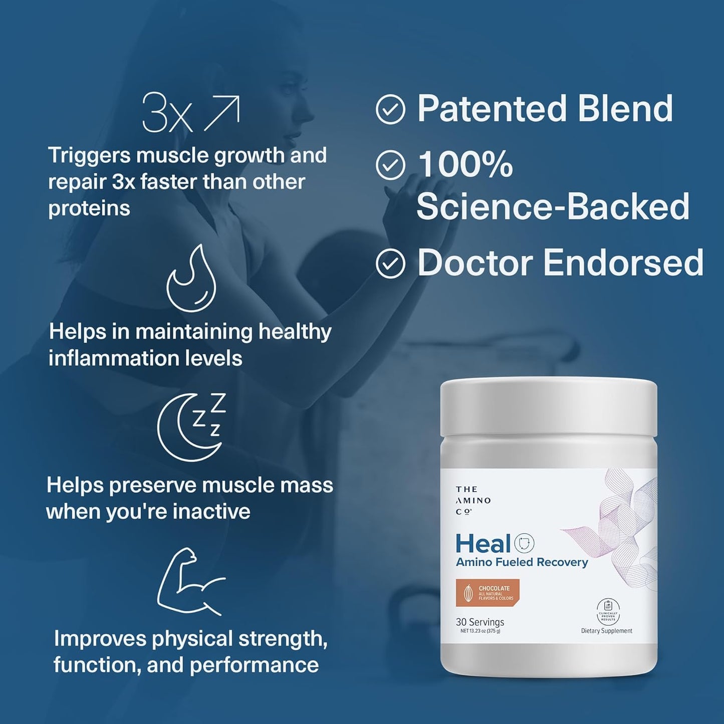 pure-eaa-amino-acid-post-workout-recovery-drink---vegan-keto-friendly-chocolate-flavor---1323oz---efficient-muscle-repair-formula-with-creatine-monohydrate-powder---the-amino-co-heal-7