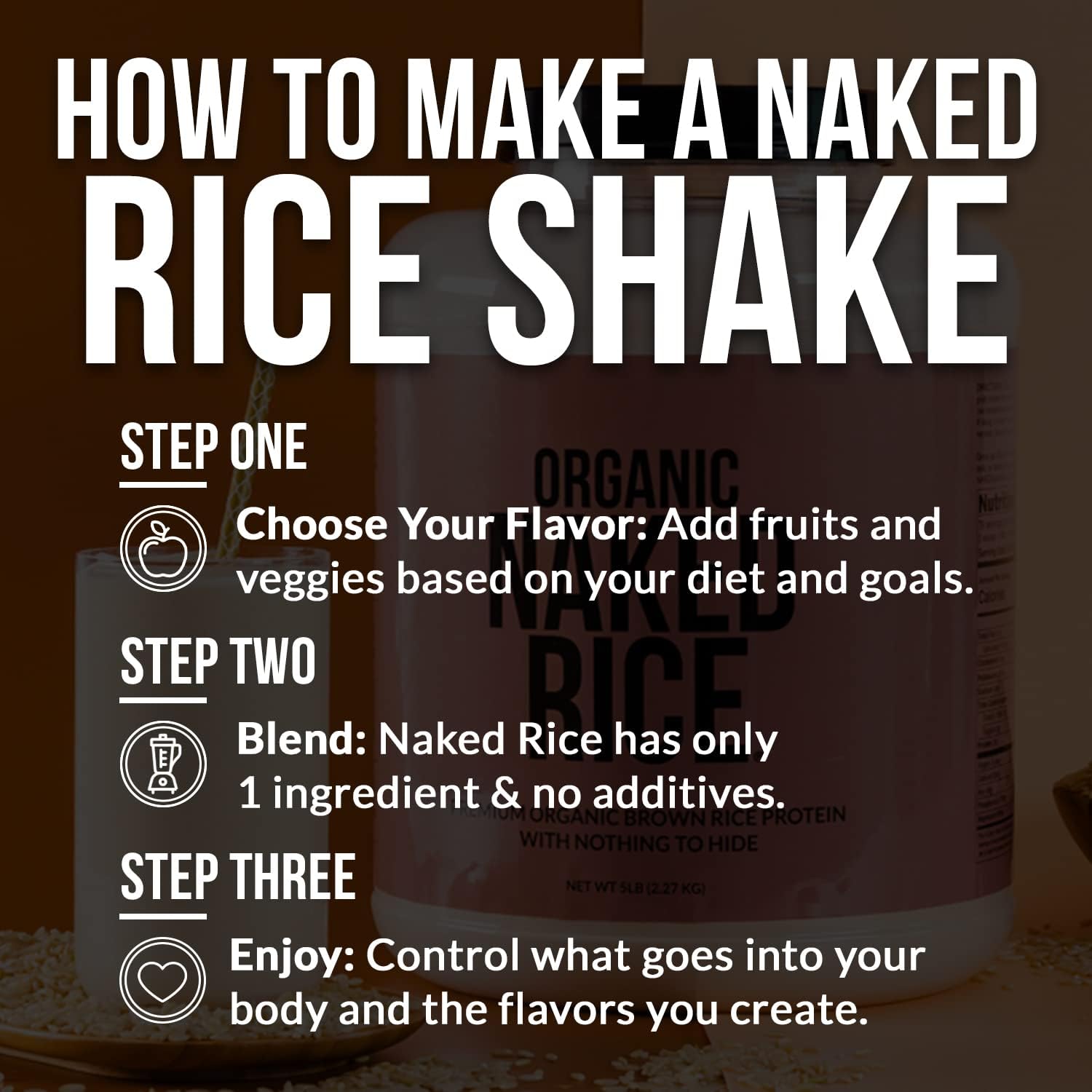 organic-brown-rice-protein-powder---vegan-gmo-free-bulk-5lb---gluten-soy-free-plant-based-protein---76-servings-5