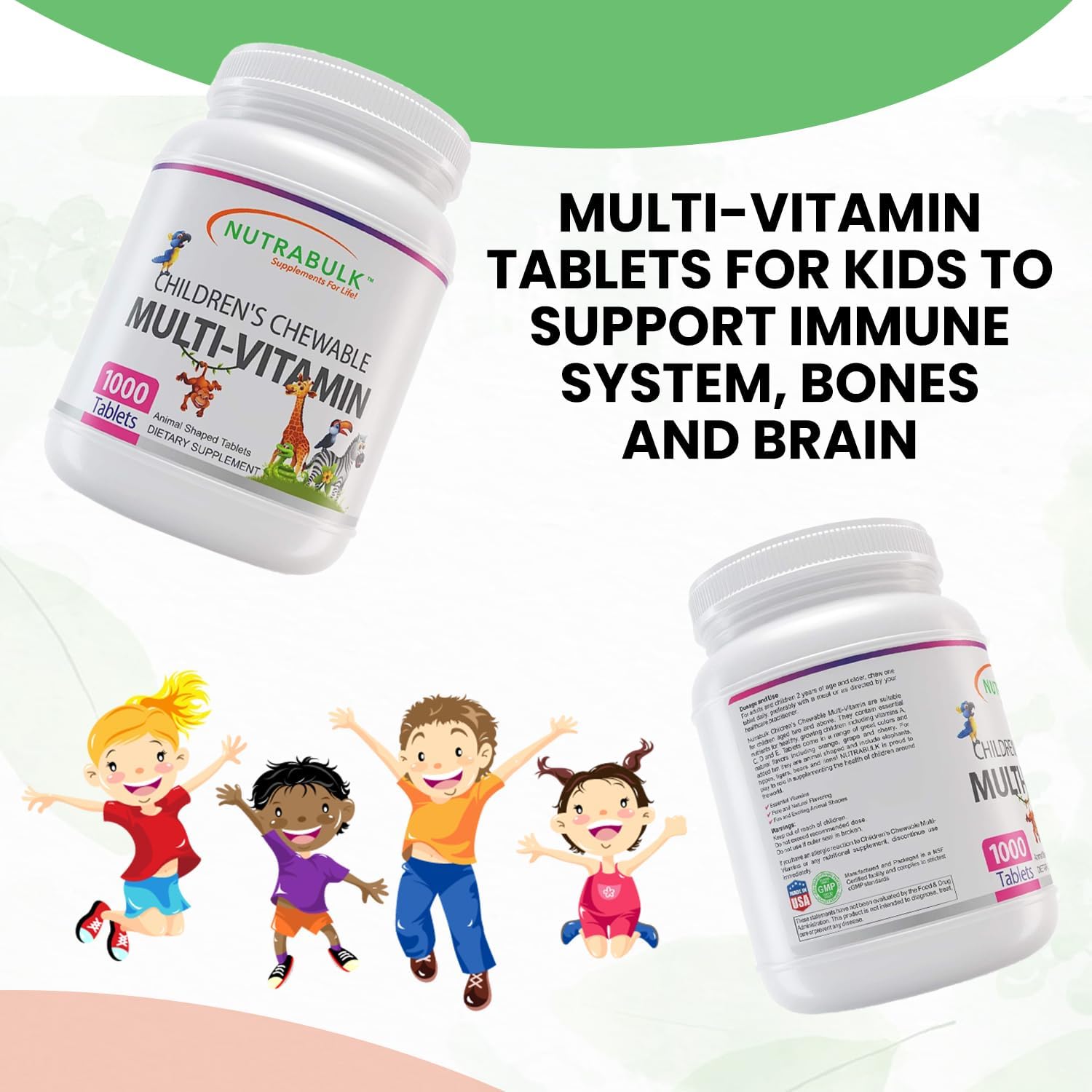 usa-made-nutrabulk-childrens-chewable-multi-vitamins---vegan-gluten-free---1000-cherry-tablets-for-immune-bone-brain-overall-well-being-support-6