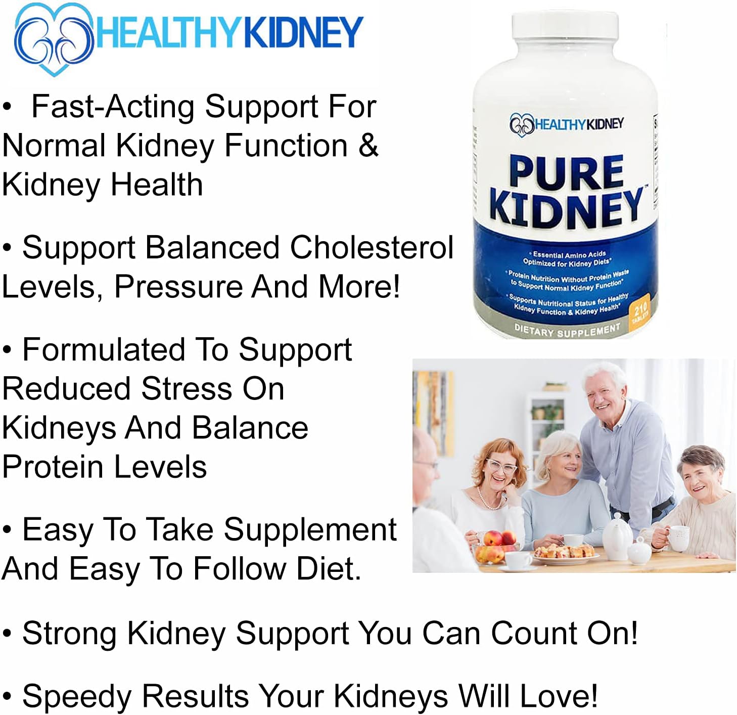 Renal Diet Cookbook & Kidney Health Supplement - 210 Pills for Rejuvenation & Low Protein Diet - Kidney Restore Book - Espot.com.au