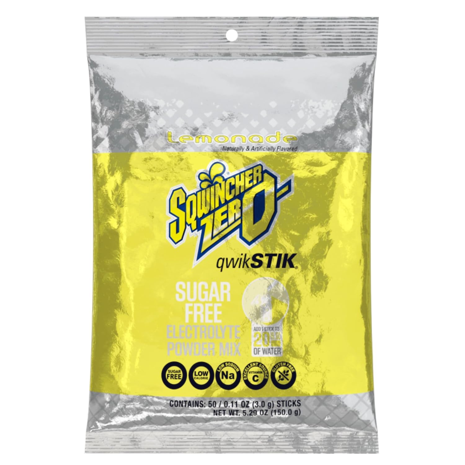 sqwincher-x428-m2600-qwik-stik-lemonade-electrolyte-drink-powder-sticks-11-ounce---pack-of-50-1