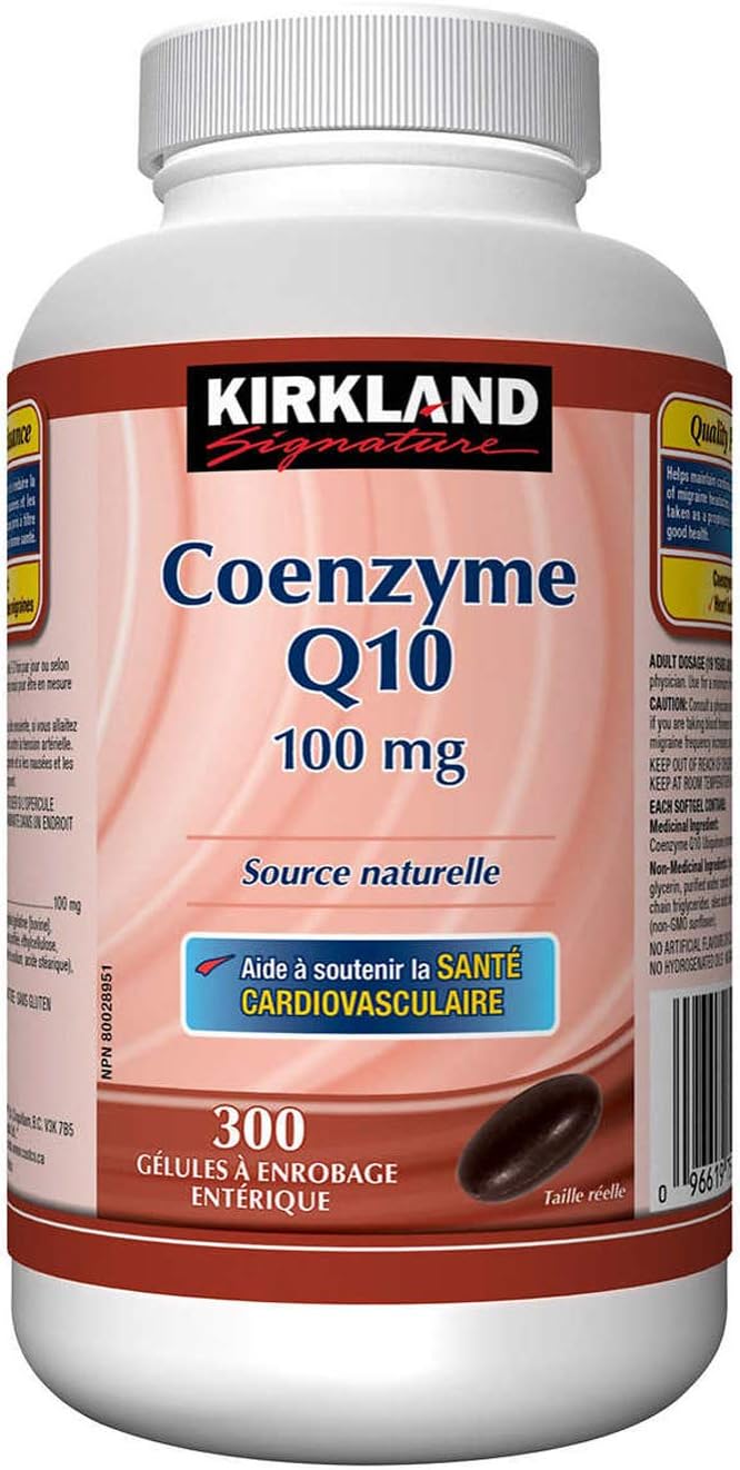 kirkland-signature-coenzyme-q10-100mg-300-enteric-coated-softgels---heart-health-and-energy-support-supplement-2