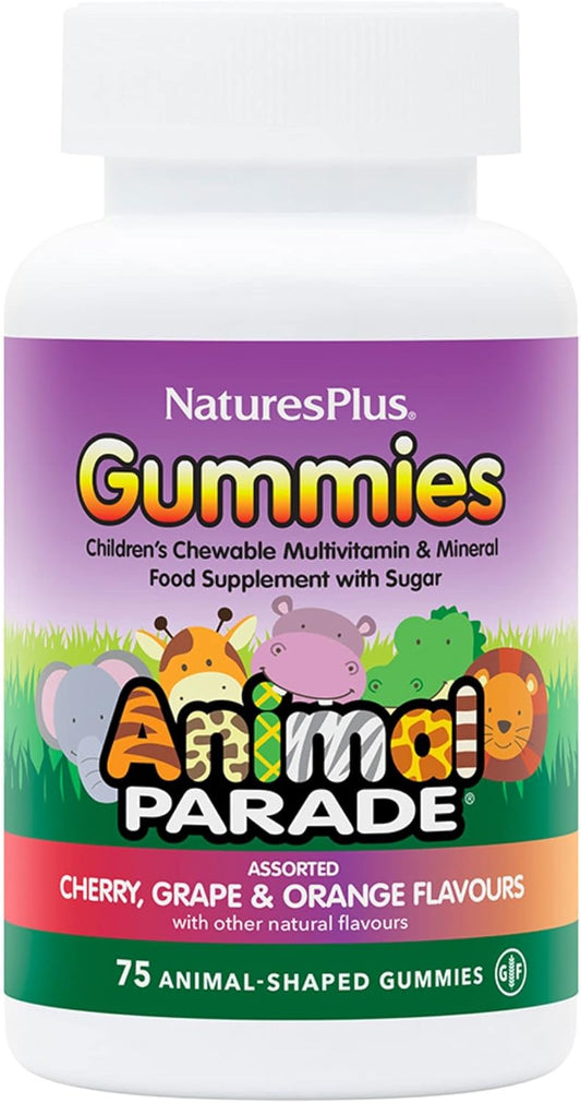 naturesplus-animal-parade-source-of-life-gummies---75-animal-shaped-gummies---kids-multivitamin-with-natural-flavors---gluten-free---37-servings-1