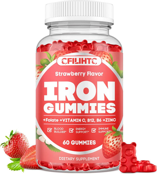 iron-gummies-with-vitamin-b6-b12-c-zinc-folate---iron-supplement-for-adults-kids---supports-anemia-energy-blood---vegan-strawberry-gummies---60ct-1