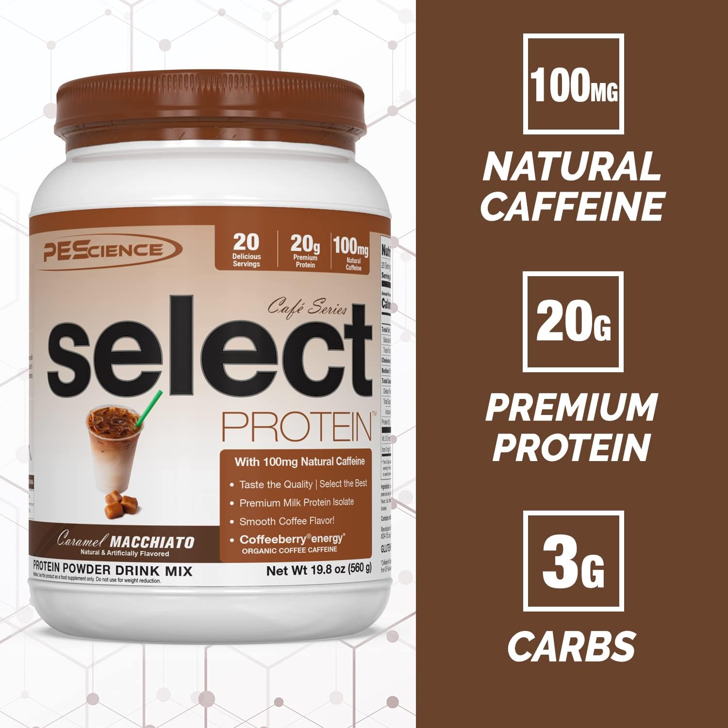 pescience-select-cafe-protein-caramel-macchiato-flavor-20-servings-whey-and-casein-blend-with-coffee-flavor-2