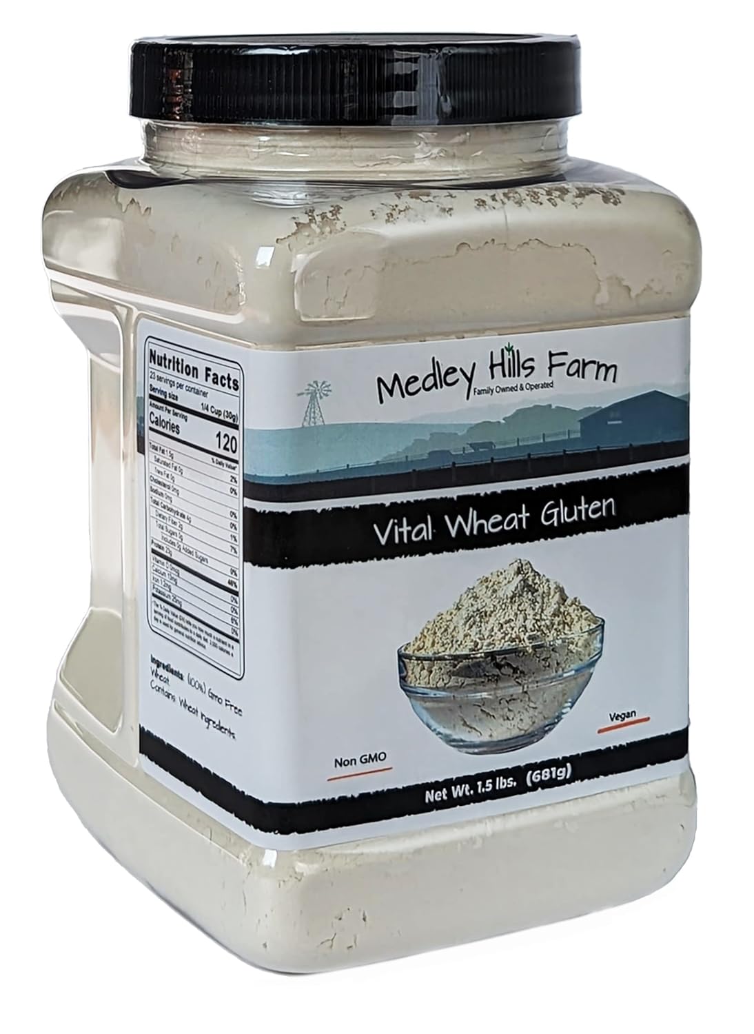 medley-hills-farm-vital-wheat-gluten-15-lbs-in-reusable-container---high-protein-vegan-non-gmo-keto-friendly---ideal-for-seitan-bread-making-2