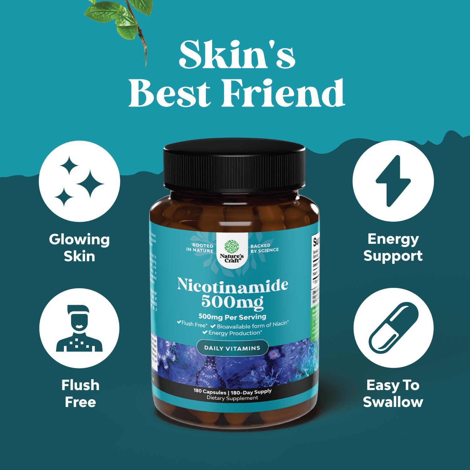 180-count-niacinamide-500mg-capsules-for-energy-skin---flush-free-nicotinamide-vitamin-b3-supplement---boosts-mitochondrial-energy---potent-skin-support-formula-3