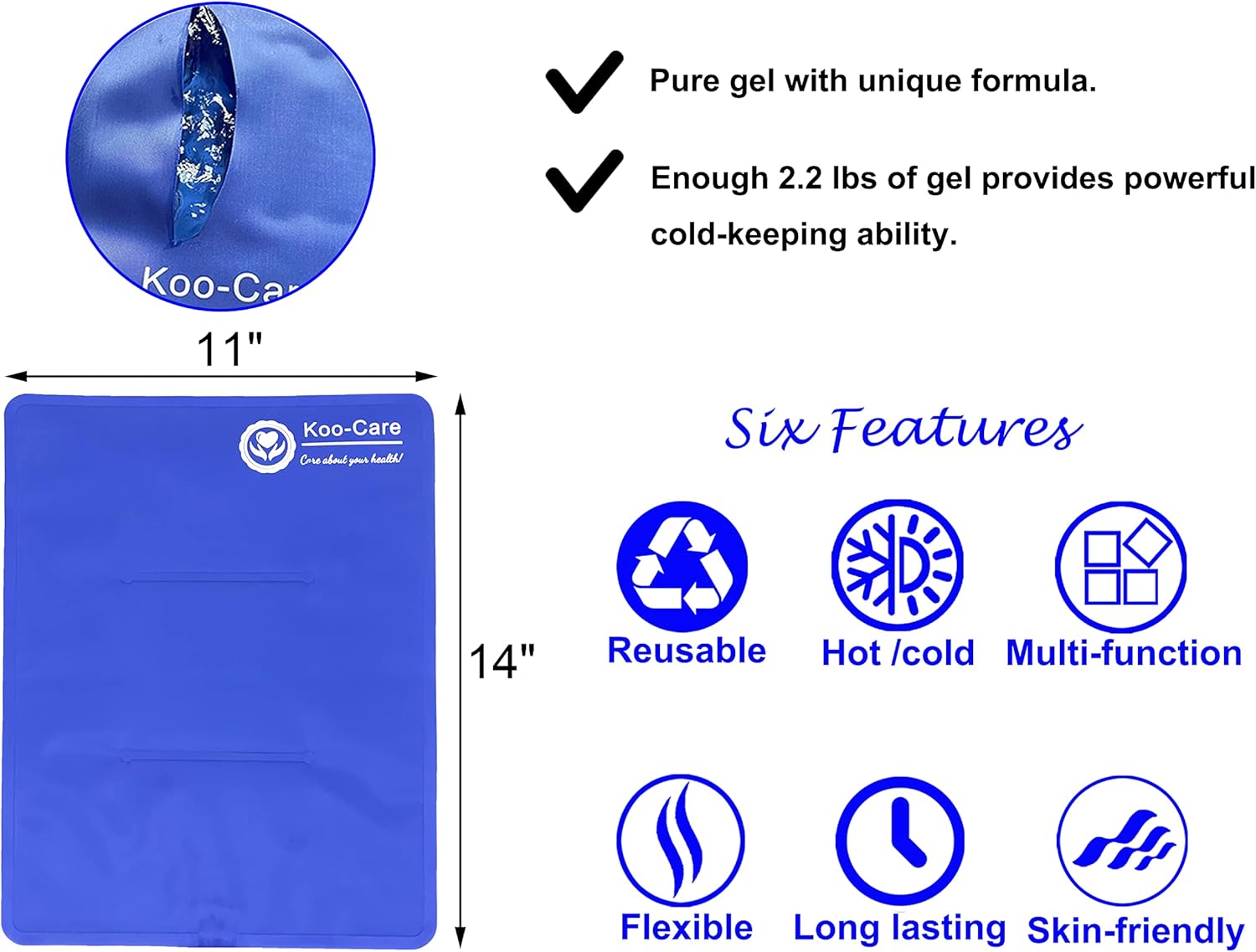 large-flexible-gel-ice-pack-wrap-with-straps-for-hot-cold-therapy---pain-relief-for-shoulder-back-hip-knee-shin-splint-injuries---reusable-11-x-14-2