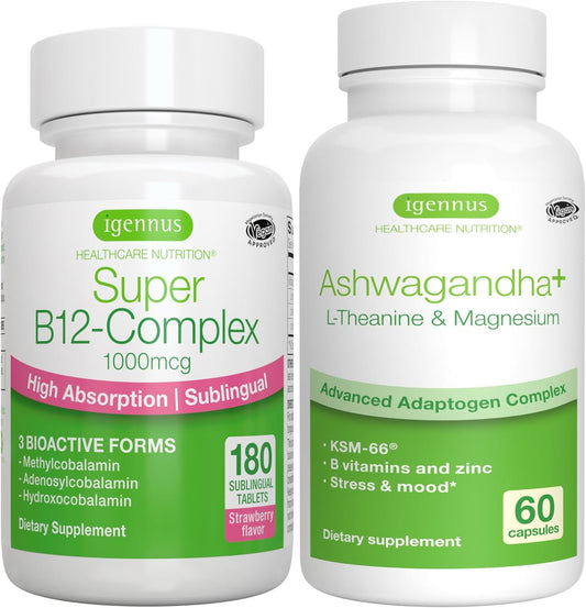 high-absorption-super-b12-complex-bundle-with-ashwagandha-ksm-66-l-theanine-magnesium---sublingual-vitamin-b12-adaptogen-complex-by-igennus-1