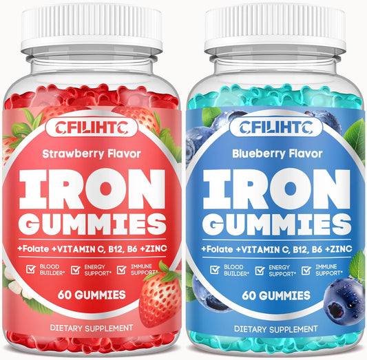 iron-gummies-for-adults-kids---2-pack-iron-supplement-with-strawberry-blueberry-flavor---chewable-and-delicious-1