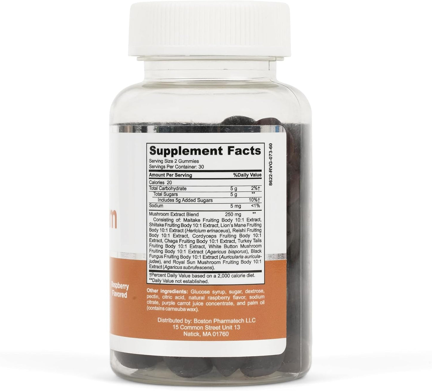 organic-raspberry-mushroom-complex-gummies---10-in-1-extract-for-brain-health-immune-support---non-gmo-halal-vegan---60-chewymins-2