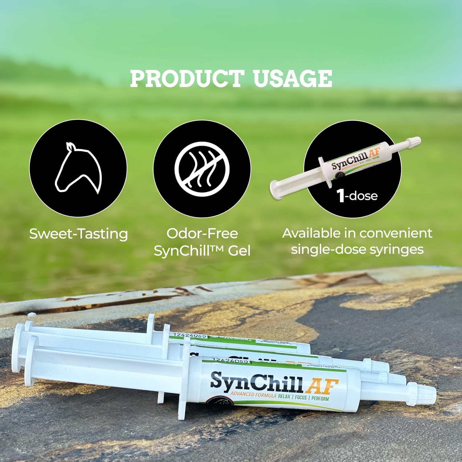 synnutra-equine-synchill-af-calming-gel---single-serving---advanced-formula-with-l-theanine---100-natural-supplement-for-nervous-horses---3-pack-4