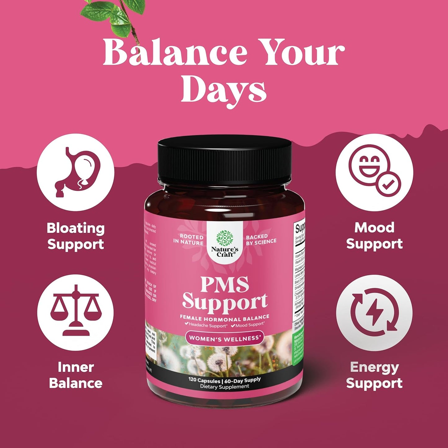 menstrual-hormone-balance-supplement-for-women---pms-support-with-dim-chasteberry-black-cohosh-ashwagandha---relief-for-period-cramps-menopause-symptoms-mood-swings---120-capsules-5