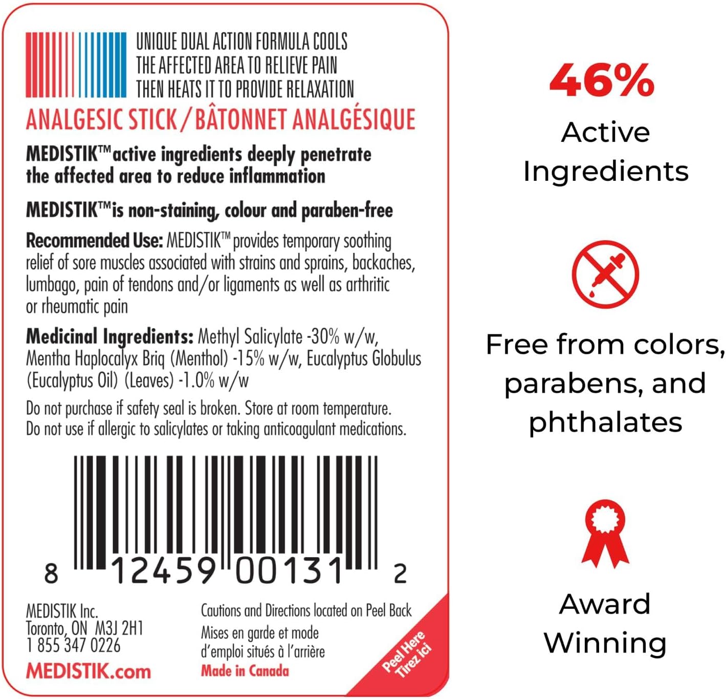 medistik-extra-strength-pain-relief-stick---long-lasting-topical-pain-reliever-for-backache-arthritis-muscle-joint-pain---58g-pack-of-6-6