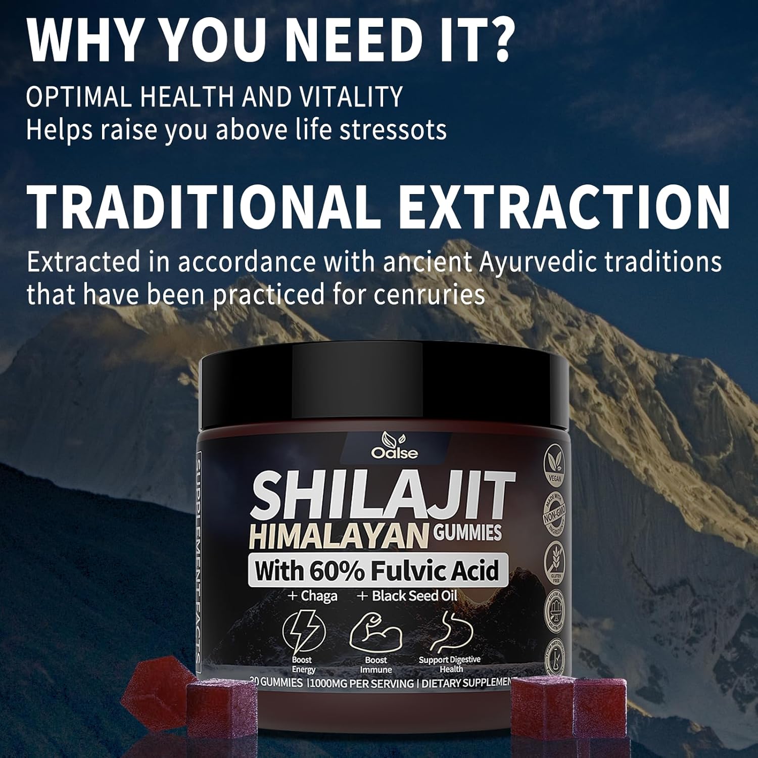 premium-oalse-pure-himalayan-shilajit-gummies---18000mg-60-fulvic-acid-85-trace-minerals---1-pack-6