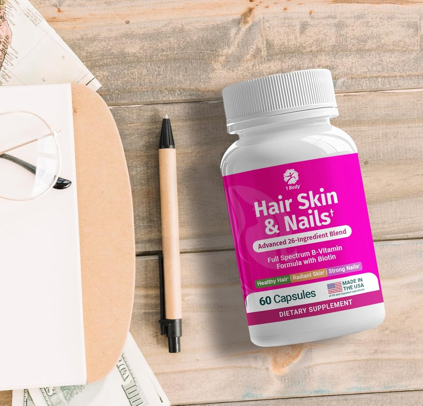 hair-skin-nails-biotin-vitamins---26-vitamins-minerals-herb-extracts---hair-nail-growth-skin-glow-supplement---men-women---60-vegan-capsules-7