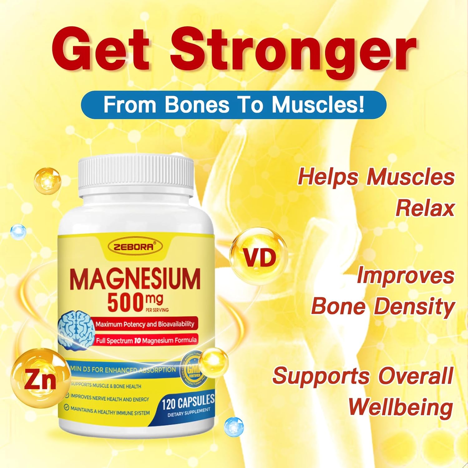 chelated-magnesium-complex-supplement-with-vitamin-d3-zinc-for-nerve-muscle-bone-support---vegan-120-capsules-500mg---glycinate-citrate-malate-plus-more-2