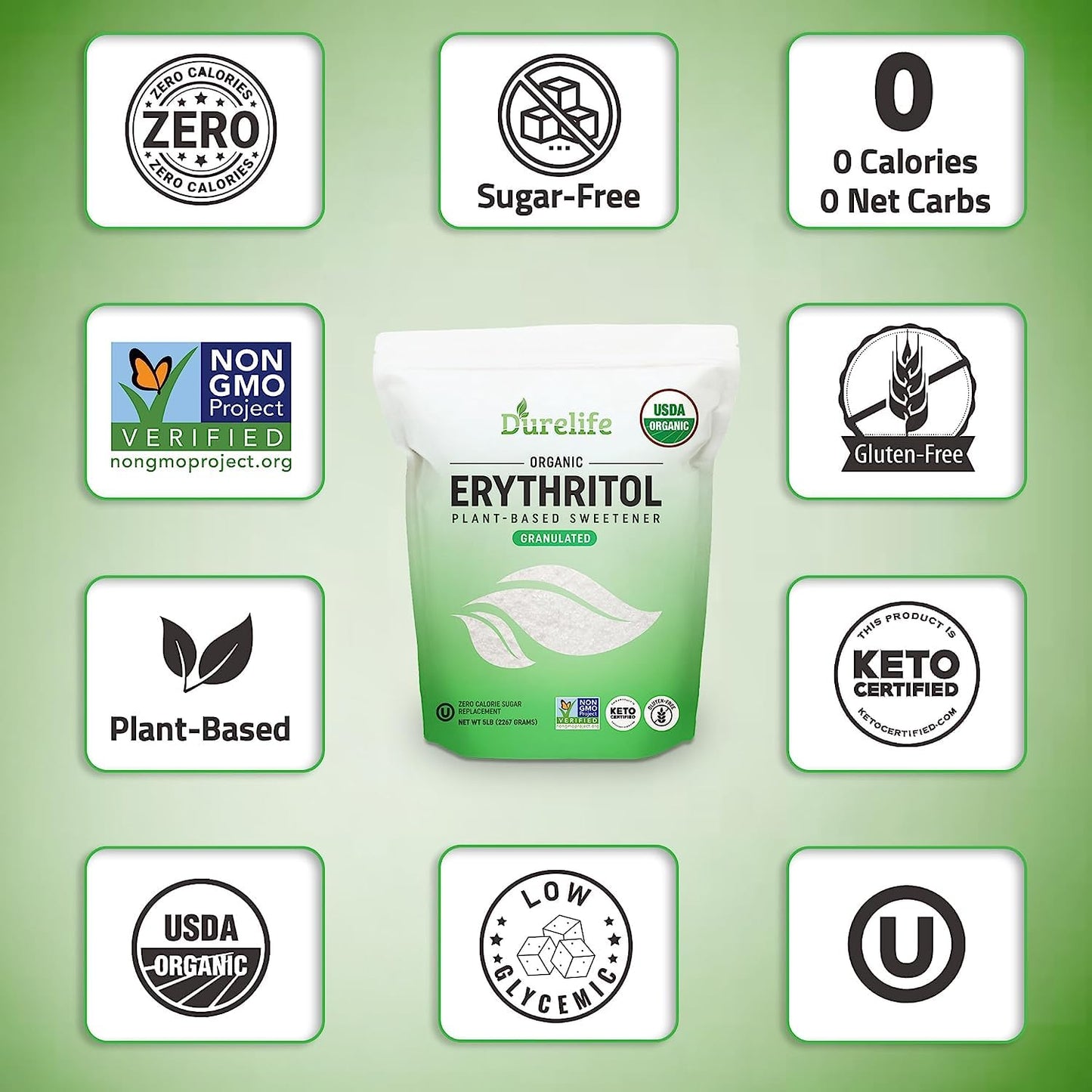 5-lb-durelife-usda-organic-erythritol-sweetener---non-gmo-keto-certified-zero-calorie-plant-based-sugar-alternative-with-no-after-taste---kosher-compliant-6