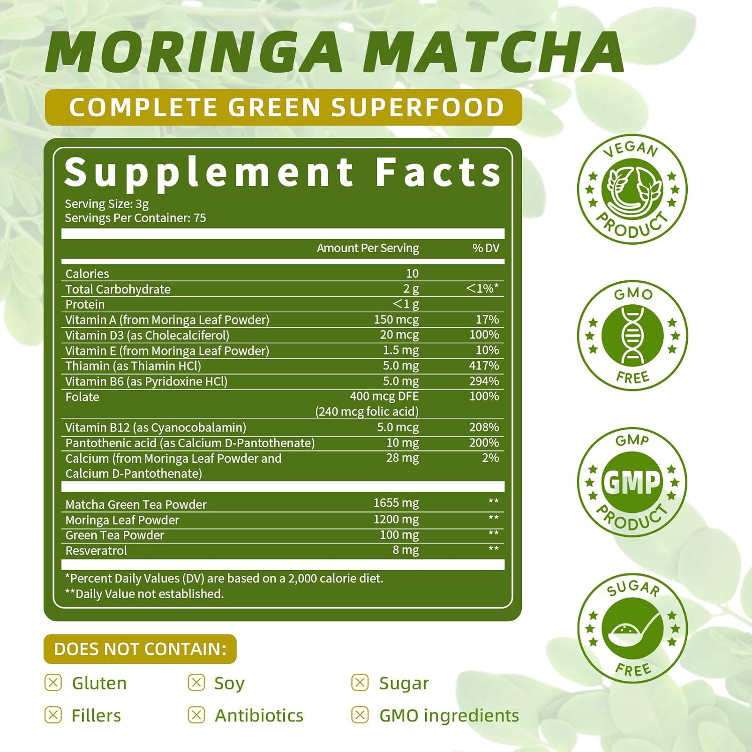 vegan-moringa-superfood-powder-blend-with-matcha-green-tea-and-resveratrol-for-energy-antioxidant-and-immune-support---gluten-free-drink-mix---8oz-8